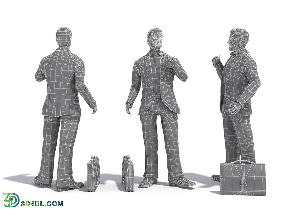 3D People Vol01 Male 03 Pose d