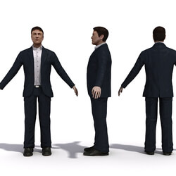 3D People Vol01 Male 03 Pose t 