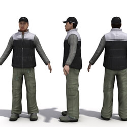 3D People Vol01 Male 05 Pose t 