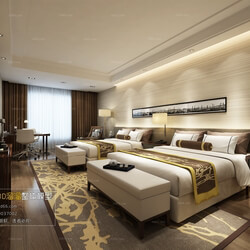3D66 2016 Modern Style Bedroom Hotel 1788 A004 