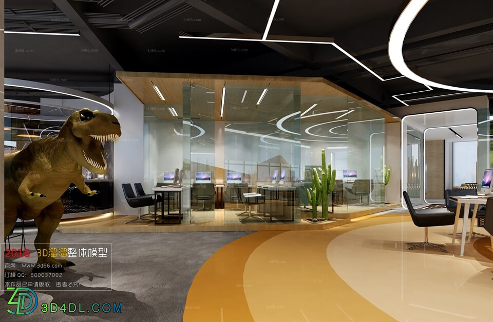 3D66 2016 Modern Style Office 1681 A010