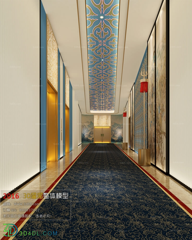 3D66 2016 Tibetan Style Lobby 1942 L001