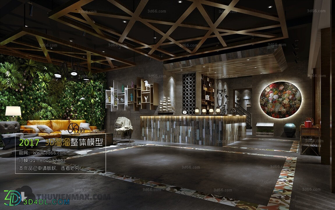 3D66 2017 Industrial Style Reception Hall 3134 082