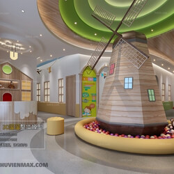 3D66 2017 Modern Style Childrens Play Area 3783 007 