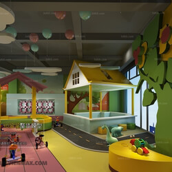 3D66 2017 Modern Style Childrens Play Area 3811 035 