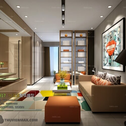 3D66 2017 Modern Style Living Room 2053 002 