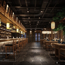 3D66 2018 Japanese Style Resteraunt House Cafe 26368 k001 