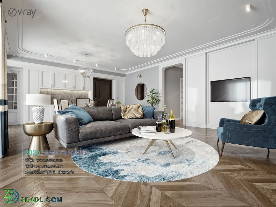 3D66 2020 Living Room Modern Style A003