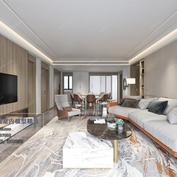 3D66 2020 Living Room Modern Style A005 
