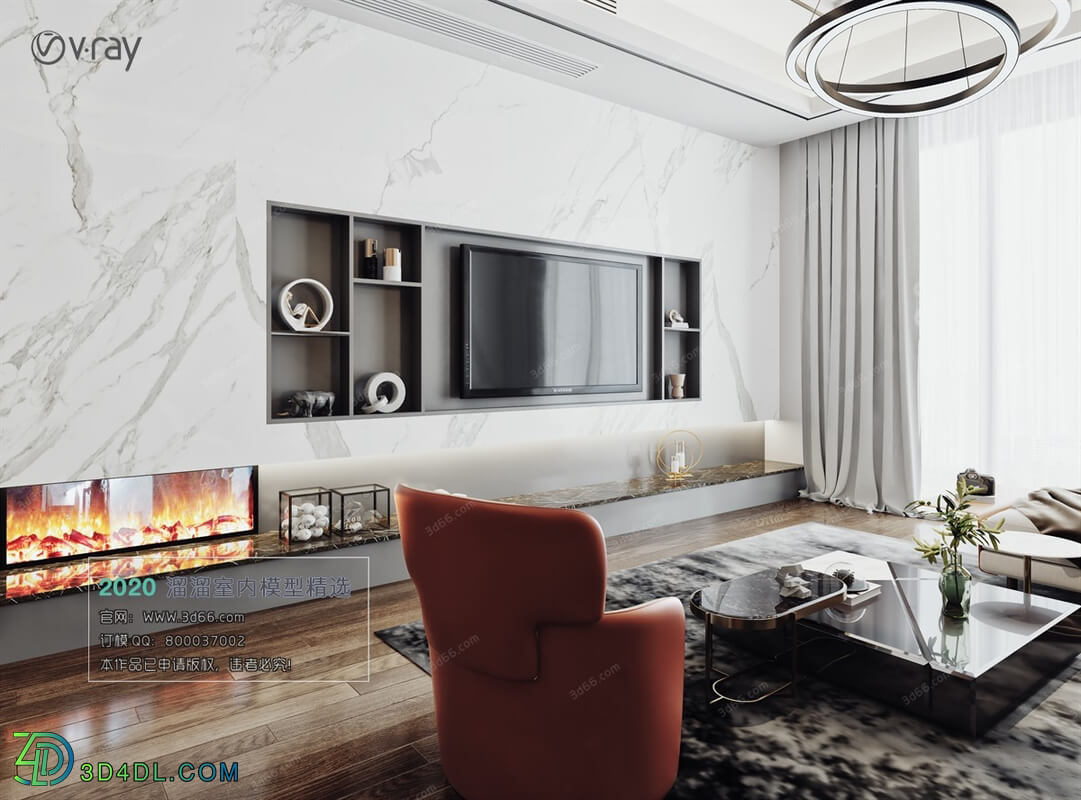 3D66 2020 Living Room Modern Style A012