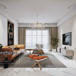3D66 2020 Living Room Modern Style A014 