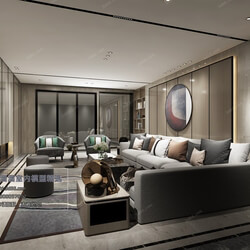 3D66 2020 Living Room Modern Style A017 