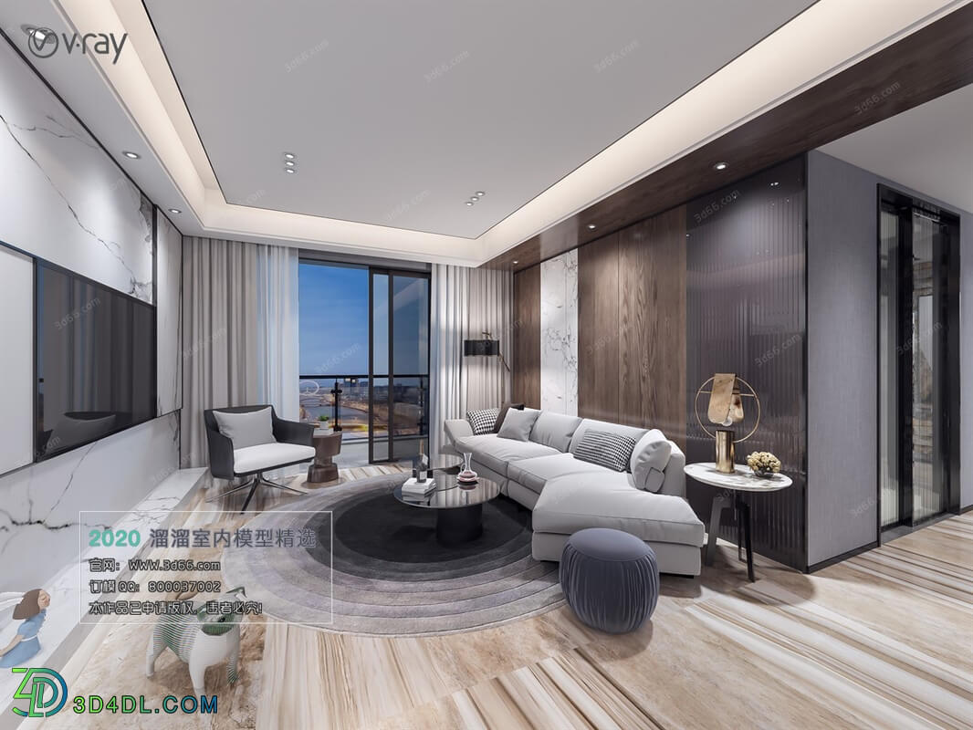 3D66 2020 Living Room Modern Style A018