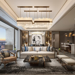 3D66 2020 Living Room Modern Style A022 