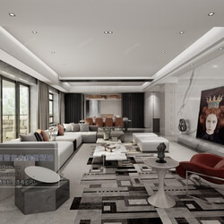3D66 2020 Living Room Modern Style A024 