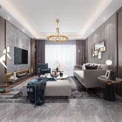 3D66 2020 Living Room Modern Style A025 