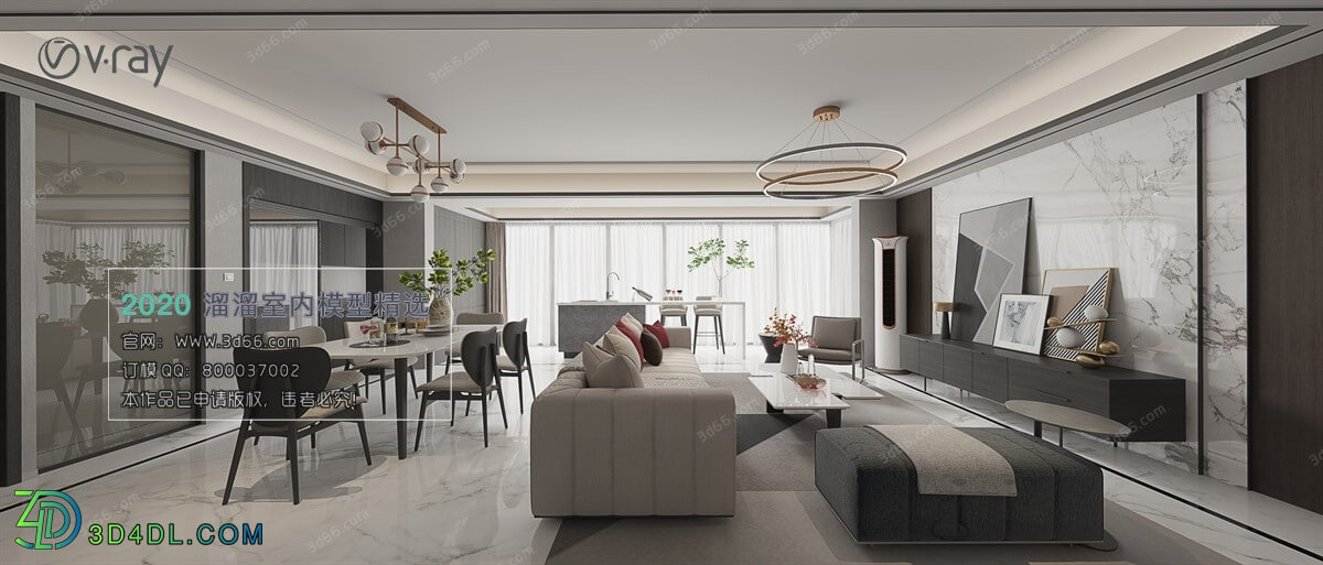 3D66 2020 Living Room Modern Style A028