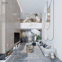 3D66 2020 Living Room Modern Style A031 