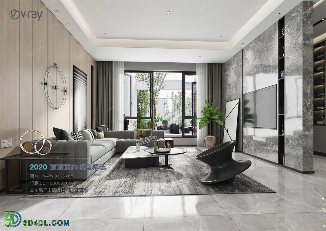 3D66 2020 Living Room Modern Style A032