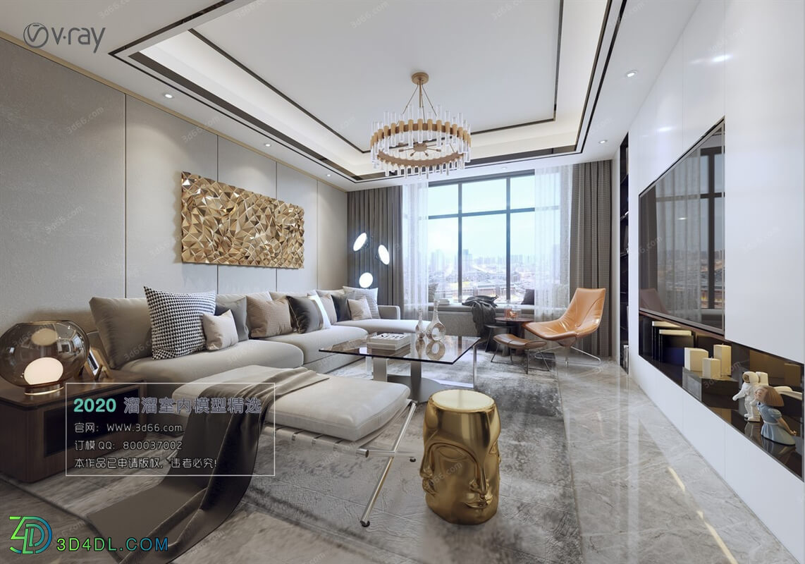3D66 2020 Living Room Modern Style A033