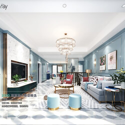 3D66 2020 Living Room Modern Style A037 