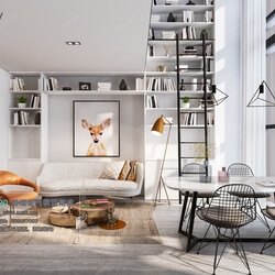 3D66 2020 Living Room Modern Style A039 