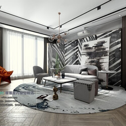 3D66 2020 Living Room Modern Style A040 