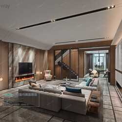 3D66 2020 Living Room Modern Style A041 