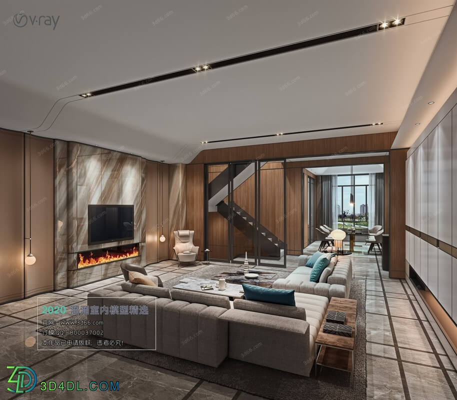 3D66 2020 Living Room Modern Style A041
