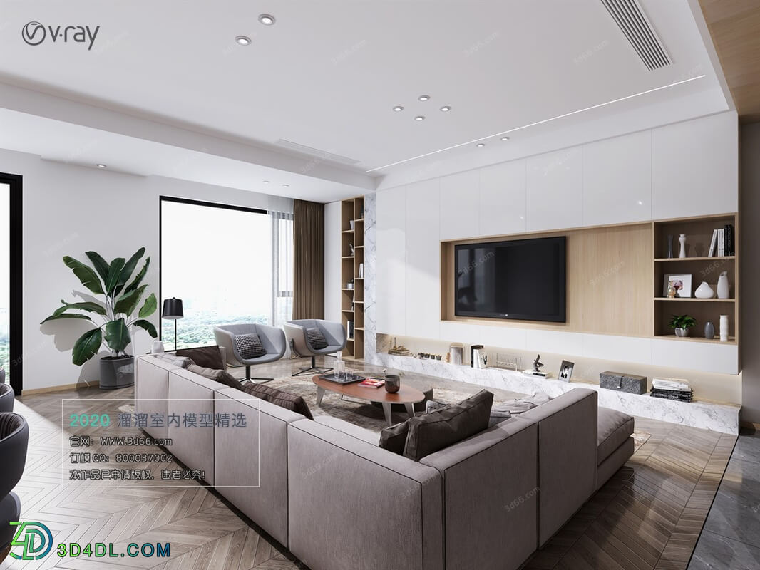 3D66 2020 Living Room Modern Style A043