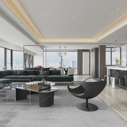 3D66 2020 Living Room Modern Style A044 