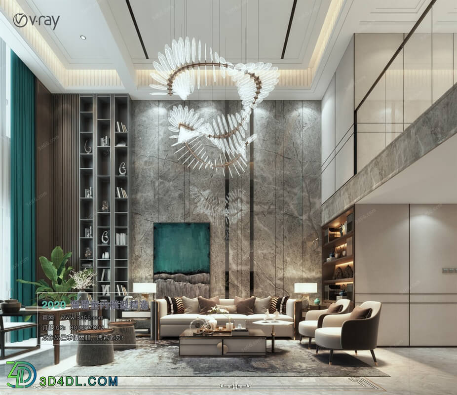 3D66 2020 Living Room Modern Style A045