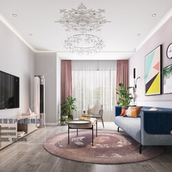 3D66 2020 Living Room Modern Style A047 