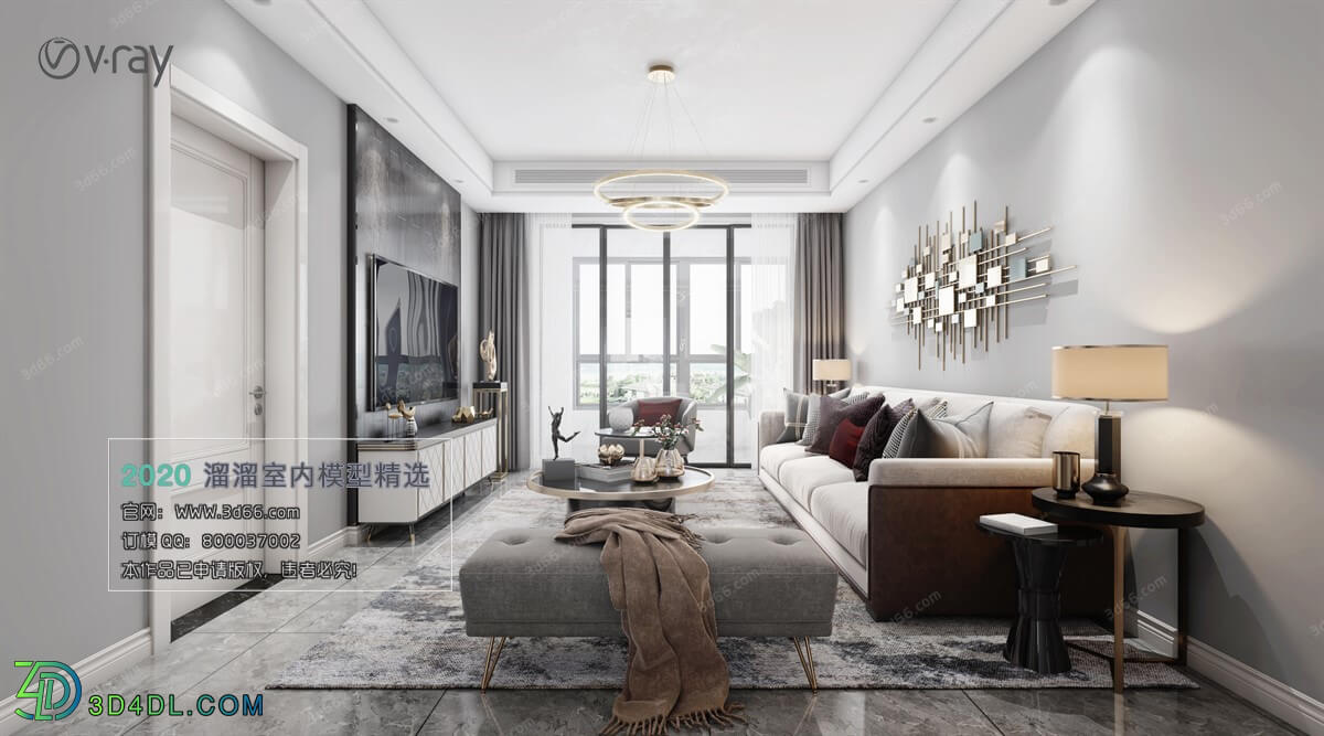 3D66 2020 Living Room Modern Style A052
