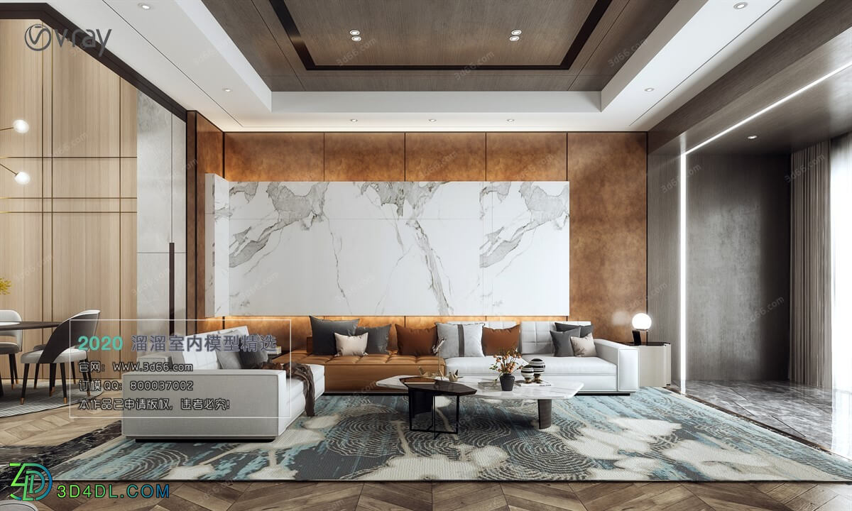 3D66 2020 Living Room Modern Style A053