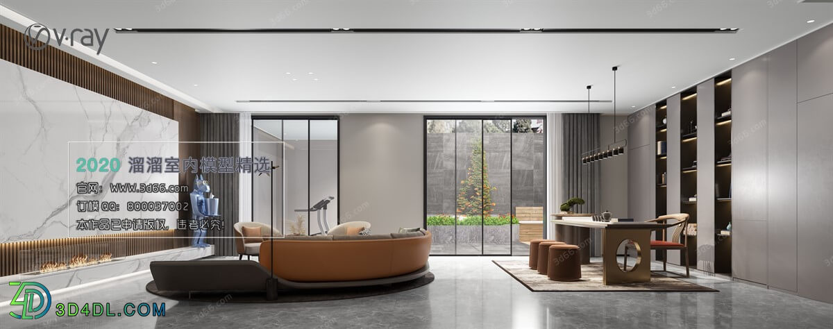 3D66 2020 Living Room Modern Style A055