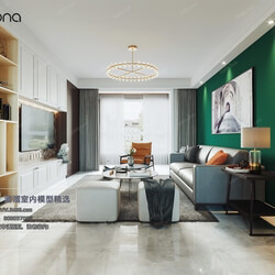 3D66 2020 Living Room Modern Style A062 