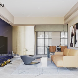 3D66 2020 Living Room Modern Style A064 