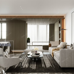 3D66 2020 Living Room Modern Style A065 