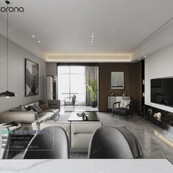 3D66 2020 Living Room Modern Style A071 