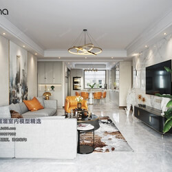 3D66 2020 Living Room Modern Style A074 