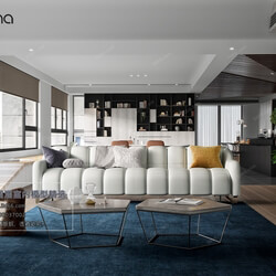 3D66 2020 Living Room Modern Style A078 
