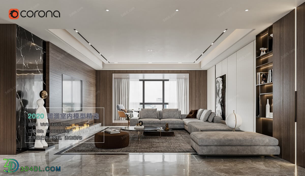 3D66 2020 Living Room Modern Style A082