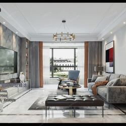 3D66 2020 Living Room Modern Style A083 