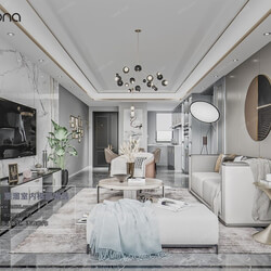 3D66 2020 Living Room Modern Style A085 