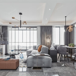3D66 2020 Living Room Modern Style A102 