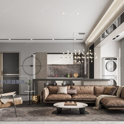 3D66 2020 Living Room Modern Style A107 