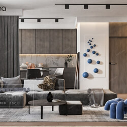 3D66 2020 Living Room Modern Style A110 