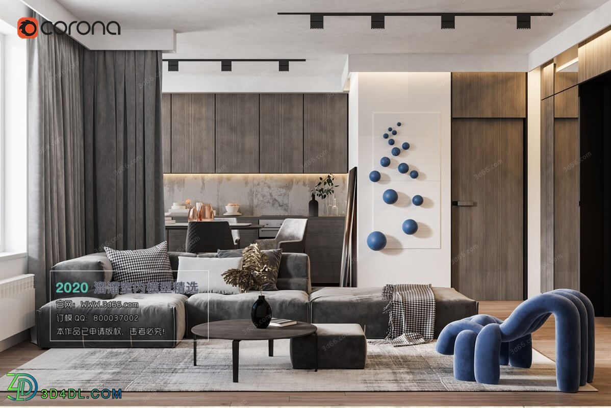 3D66 2020 Living Room Modern Style A110