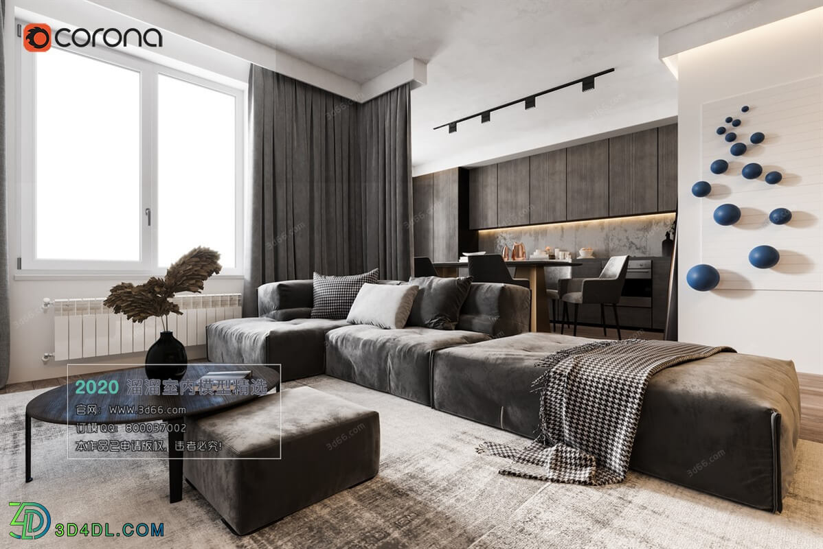 3D66 2020 Living Room Modern Style A110